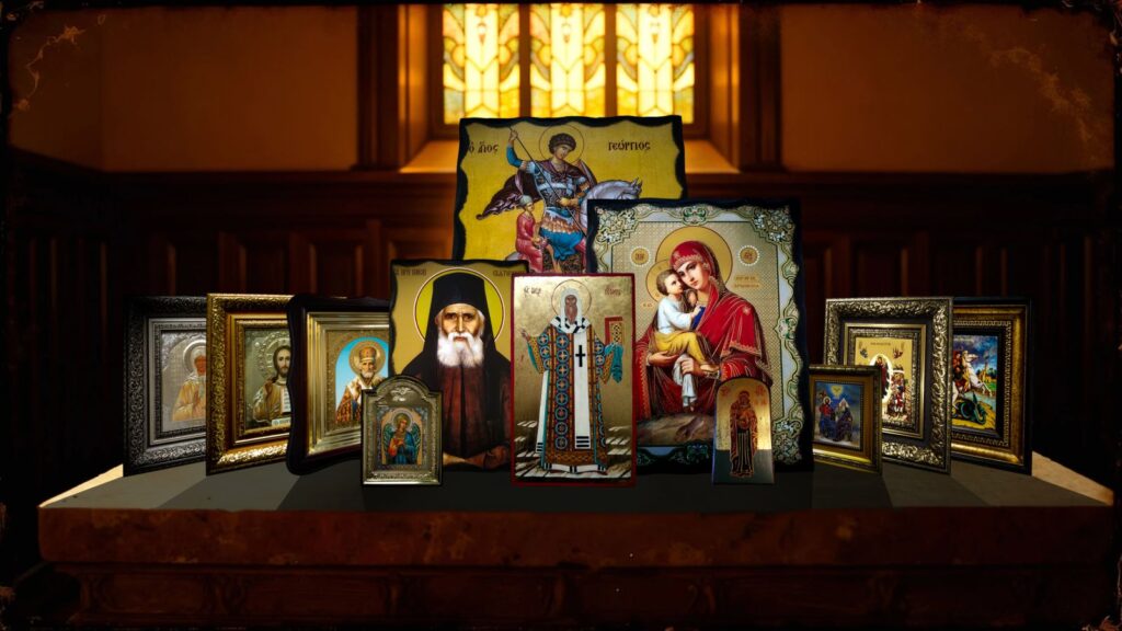 Църковен магазин - осветени икони