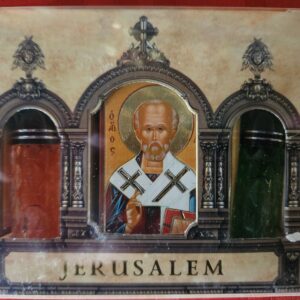 (Български) Осветено миро "Свети Николай Чудотворец" икона + 2 броя миро